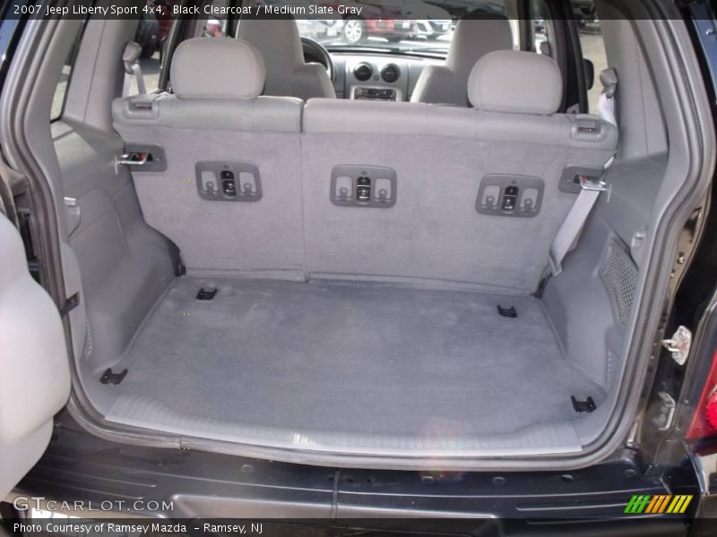 Black Clearcoat / Medium Slate Gray 2007 Jeep Liberty Sport 4x4