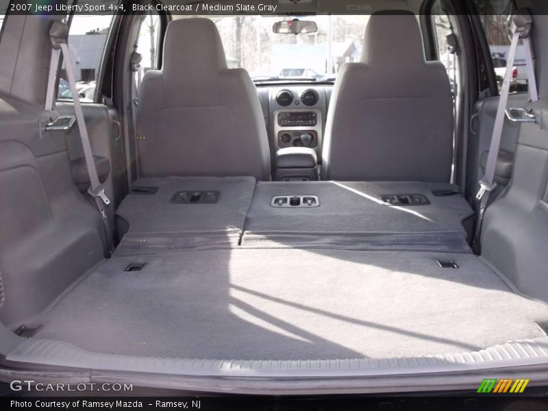 Black Clearcoat / Medium Slate Gray 2007 Jeep Liberty Sport 4x4