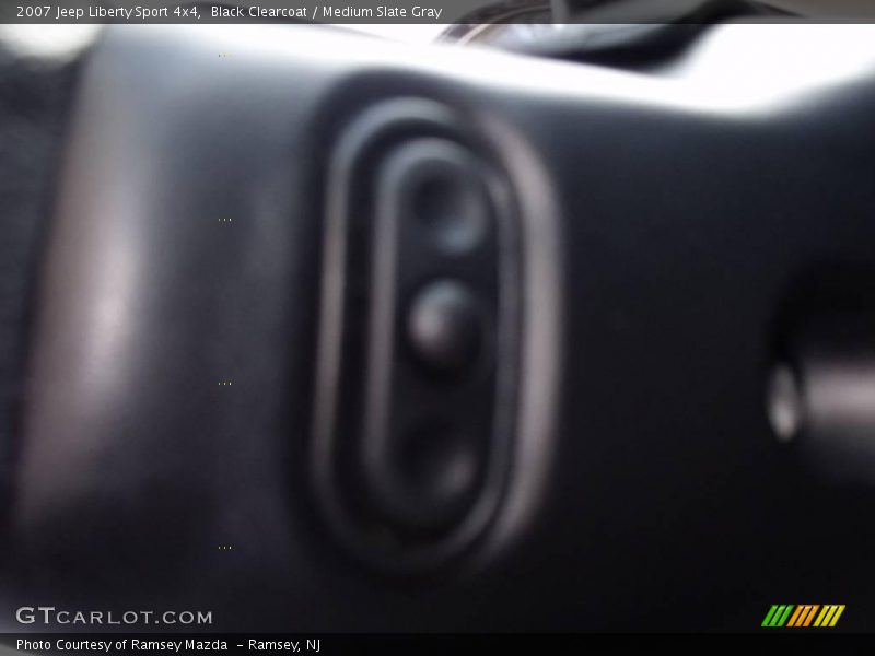 Black Clearcoat / Medium Slate Gray 2007 Jeep Liberty Sport 4x4