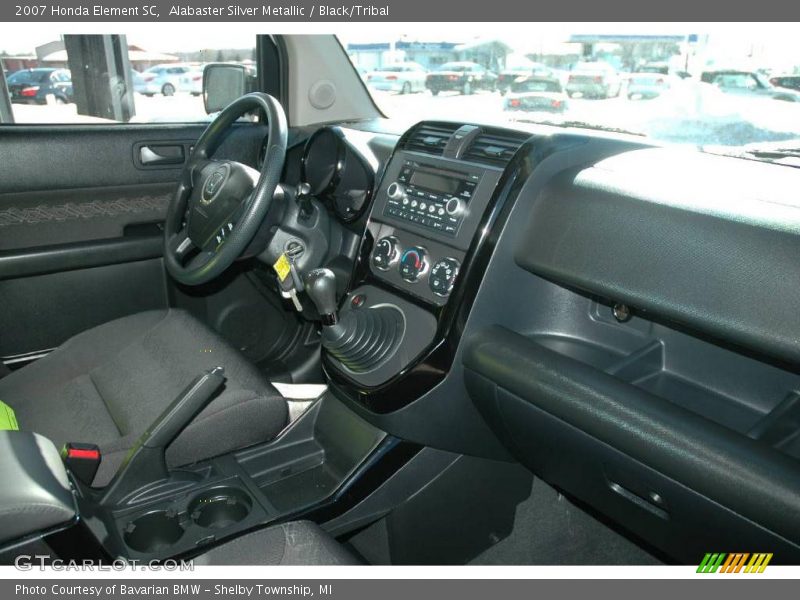 Alabaster Silver Metallic / Black/Tribal 2007 Honda Element SC