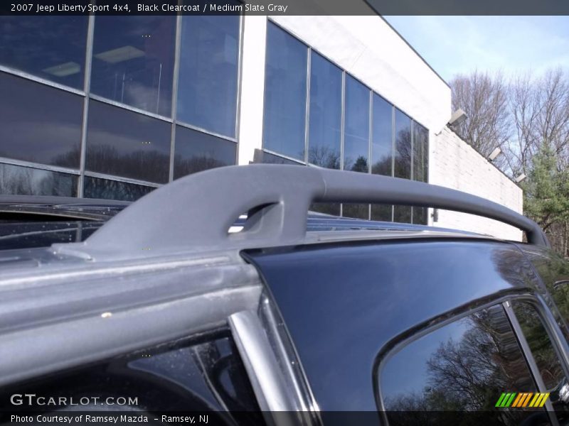 Black Clearcoat / Medium Slate Gray 2007 Jeep Liberty Sport 4x4