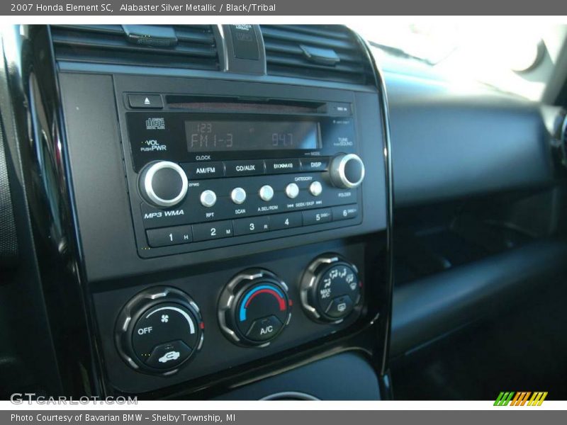 Alabaster Silver Metallic / Black/Tribal 2007 Honda Element SC