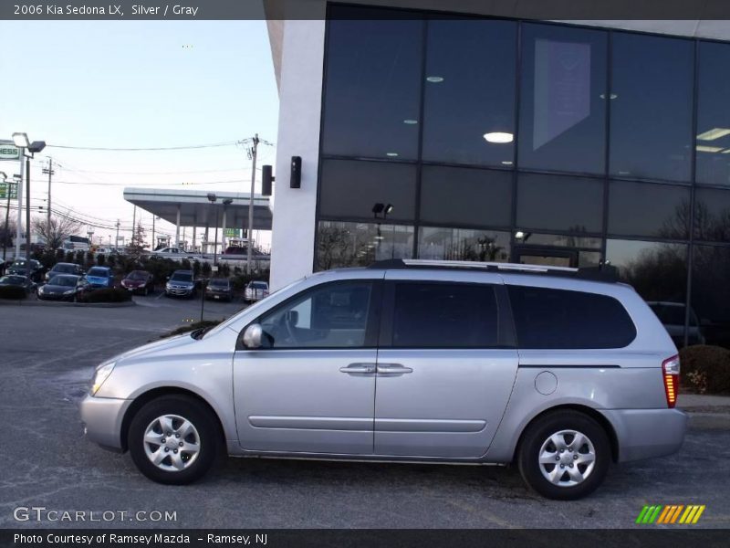 Silver / Gray 2006 Kia Sedona LX