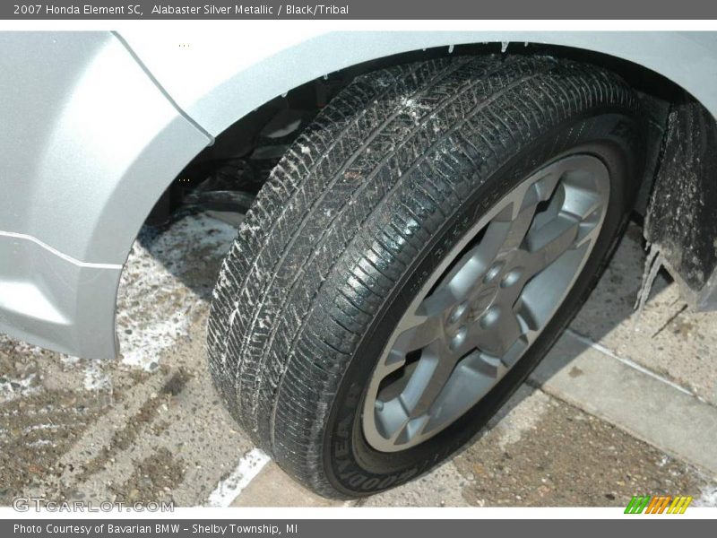 Alabaster Silver Metallic / Black/Tribal 2007 Honda Element SC