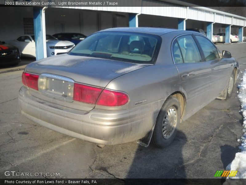 Light Bronzemist Metallic / Taupe 2001 Buick LeSabre Custom