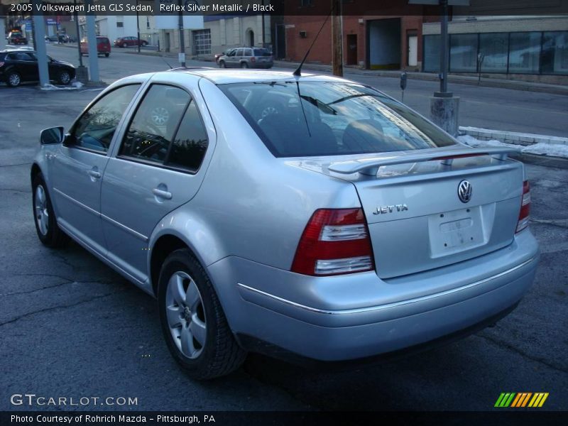 Reflex Silver Metallic / Black 2005 Volkswagen Jetta GLS Sedan