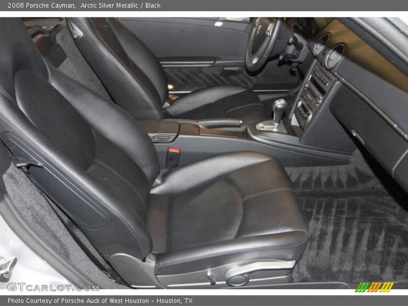 Arctic Silver Metallic / Black 2008 Porsche Cayman