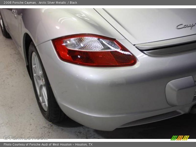 Arctic Silver Metallic / Black 2008 Porsche Cayman