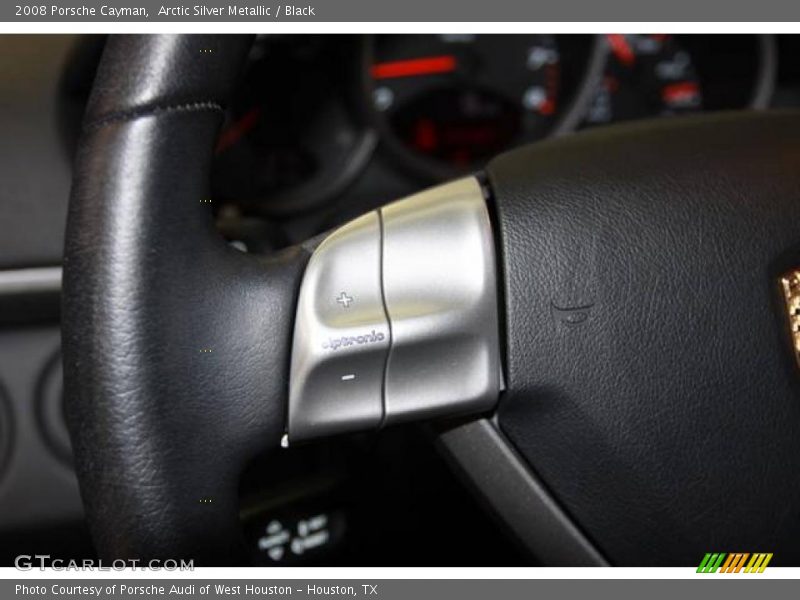Arctic Silver Metallic / Black 2008 Porsche Cayman