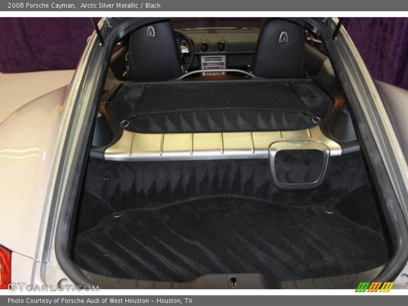 Arctic Silver Metallic / Black 2008 Porsche Cayman