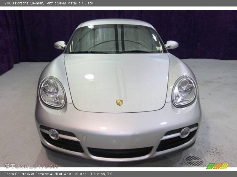 Arctic Silver Metallic / Black 2008 Porsche Cayman