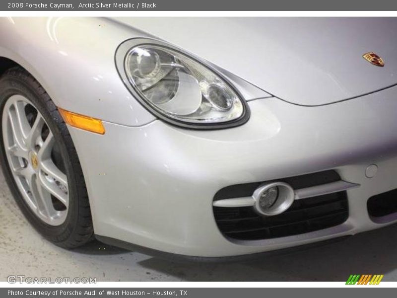 Arctic Silver Metallic / Black 2008 Porsche Cayman