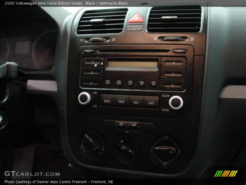 Black / Anthracite Black 2006 Volkswagen Jetta Value Edition Sedan