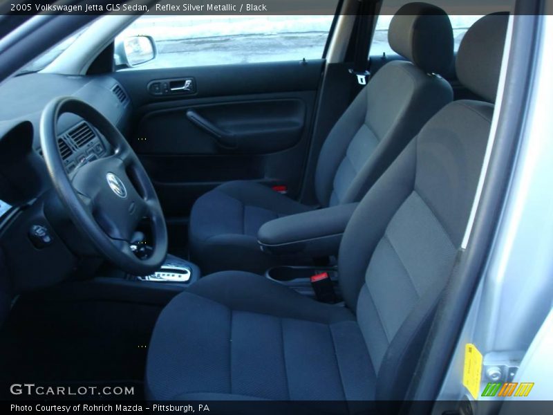 Reflex Silver Metallic / Black 2005 Volkswagen Jetta GLS Sedan