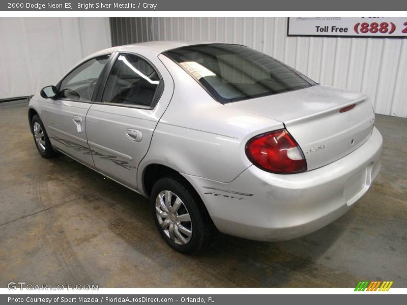 Bright Silver Metallic / Gray 2000 Dodge Neon ES