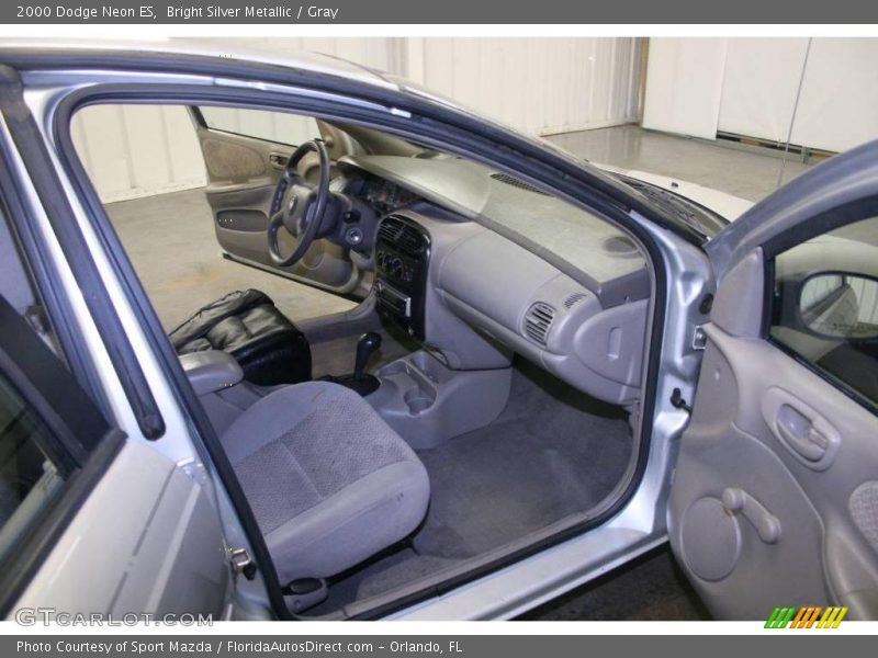 Bright Silver Metallic / Gray 2000 Dodge Neon ES