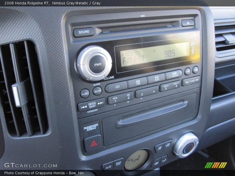 Nimbus Gray Metallic / Gray 2008 Honda Ridgeline RT