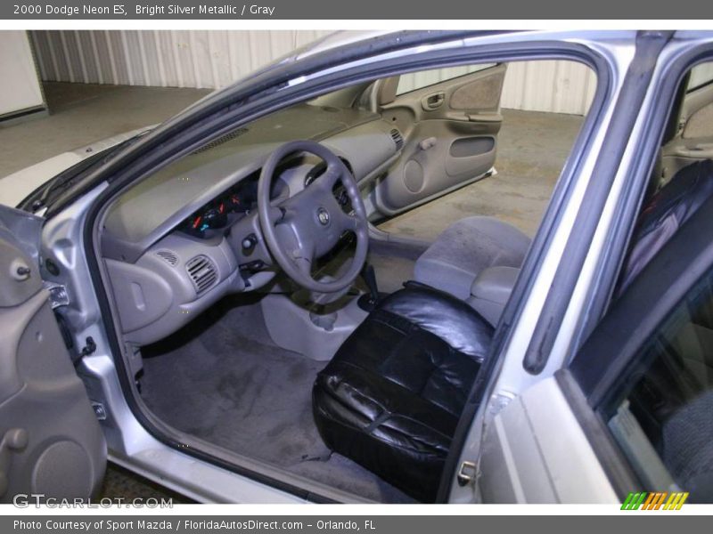 Bright Silver Metallic / Gray 2000 Dodge Neon ES