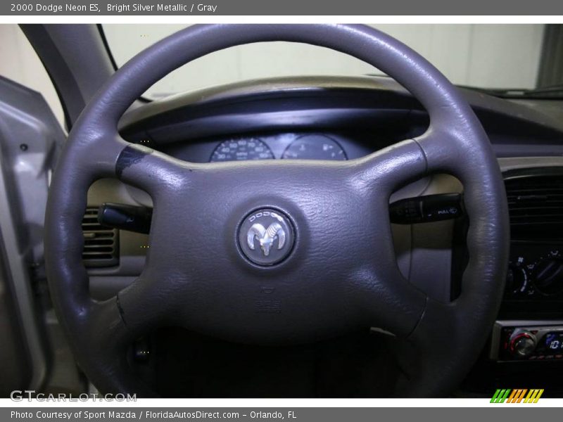 Bright Silver Metallic / Gray 2000 Dodge Neon ES