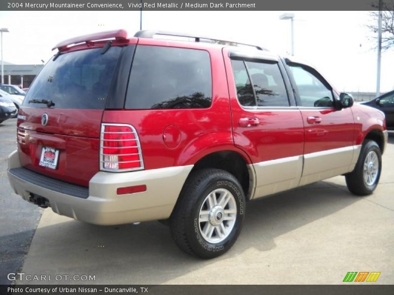 Vivid Red Metallic / Medium Dark Parchment 2004 Mercury Mountaineer Convenience