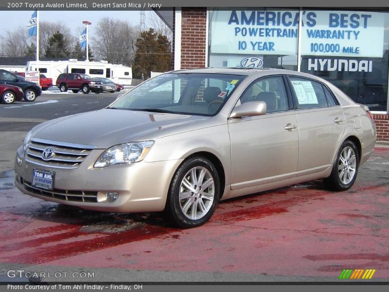Desert Sand Mica / Ivory 2007 Toyota Avalon Limited