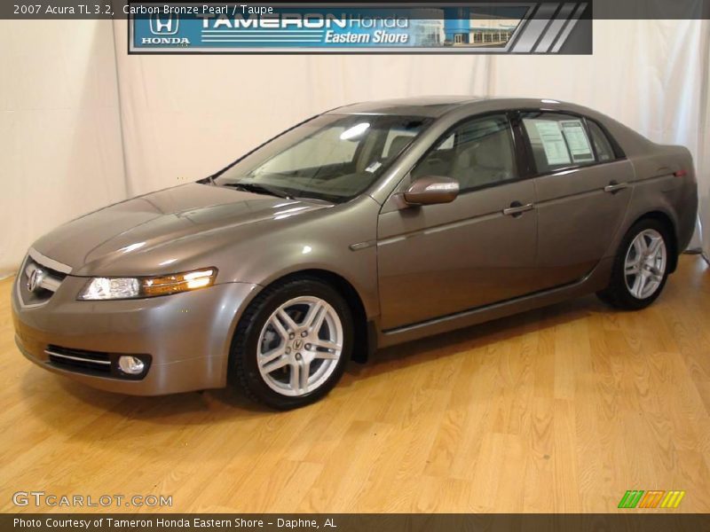 Carbon Bronze Pearl / Taupe 2007 Acura TL 3.2