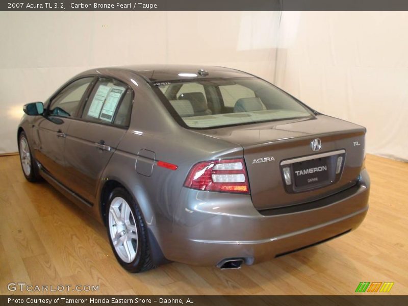 Carbon Bronze Pearl / Taupe 2007 Acura TL 3.2