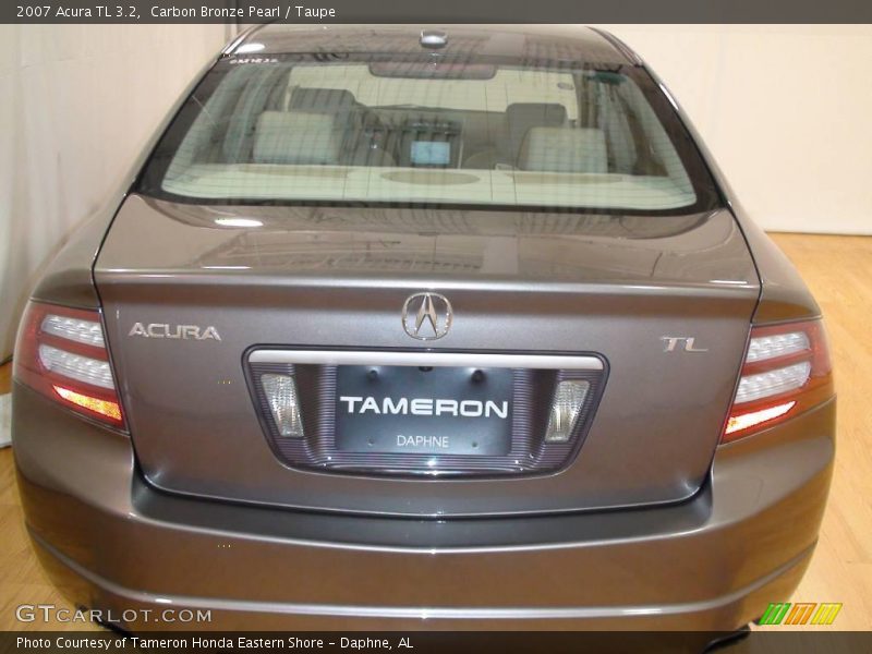 Carbon Bronze Pearl / Taupe 2007 Acura TL 3.2