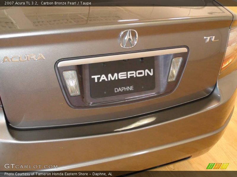 Carbon Bronze Pearl / Taupe 2007 Acura TL 3.2