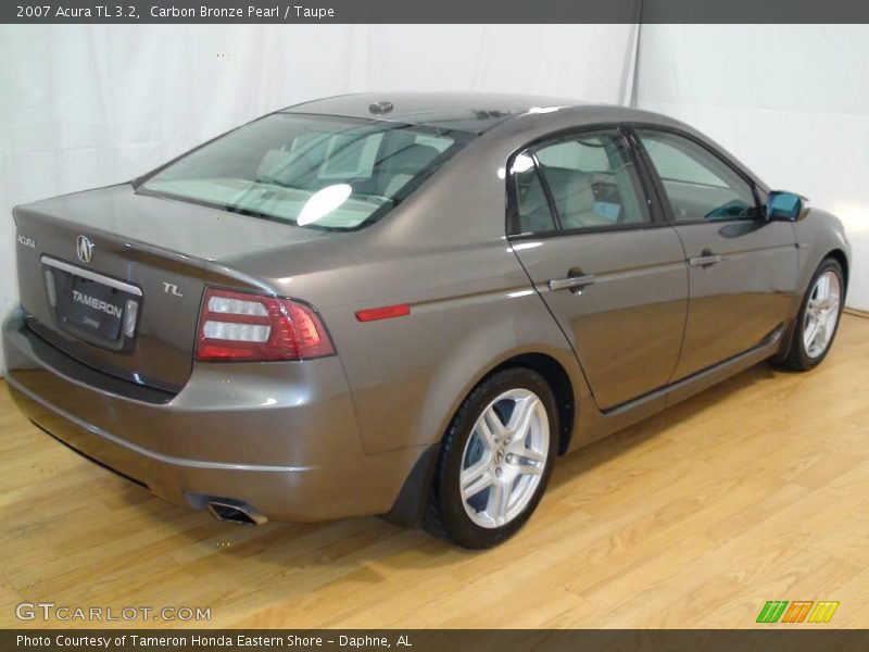 Carbon Bronze Pearl / Taupe 2007 Acura TL 3.2
