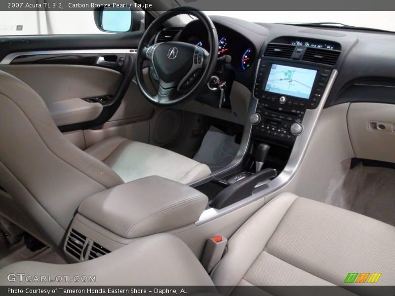 Carbon Bronze Pearl / Taupe 2007 Acura TL 3.2