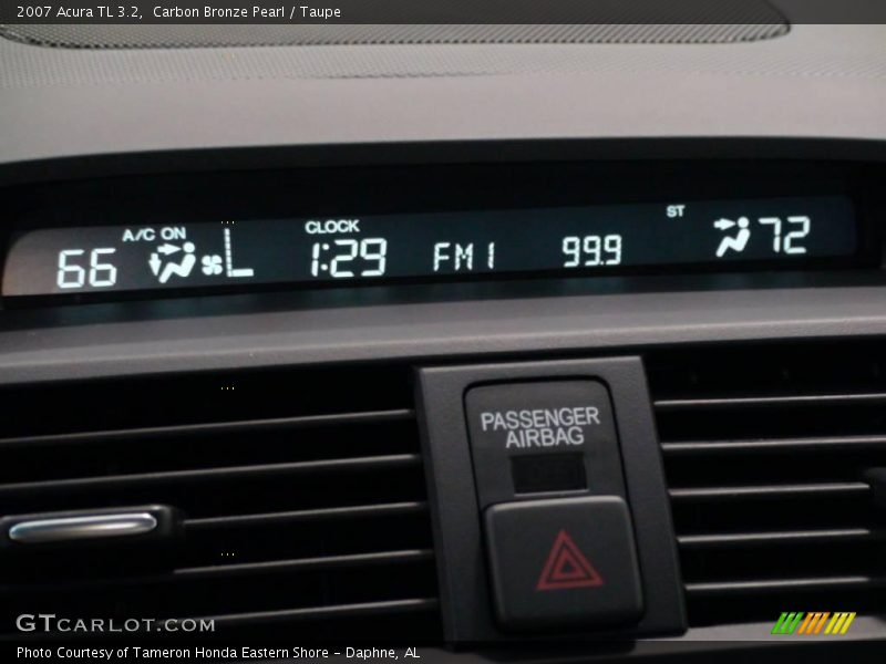 Carbon Bronze Pearl / Taupe 2007 Acura TL 3.2