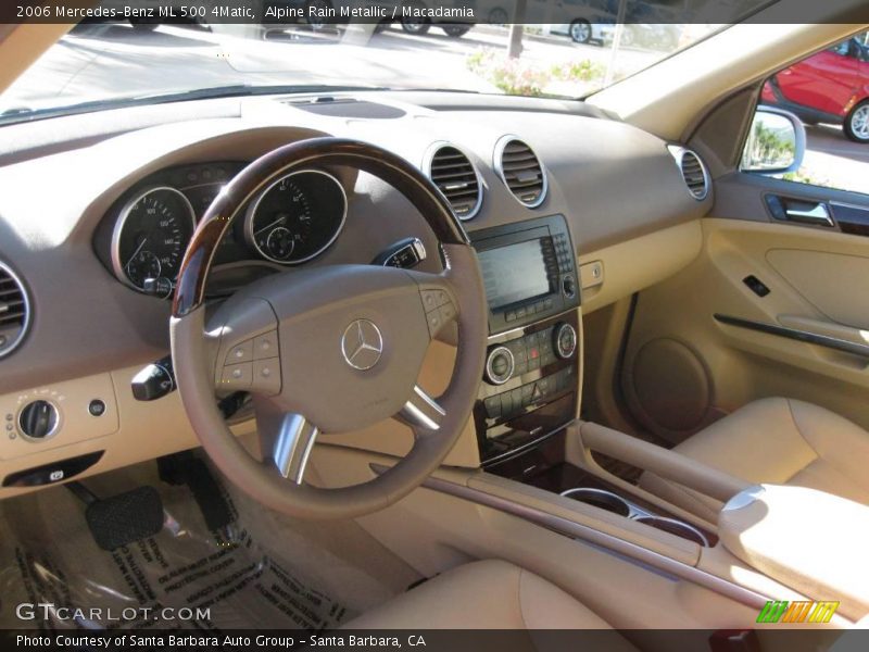 Alpine Rain Metallic / Macadamia 2006 Mercedes-Benz ML 500 4Matic