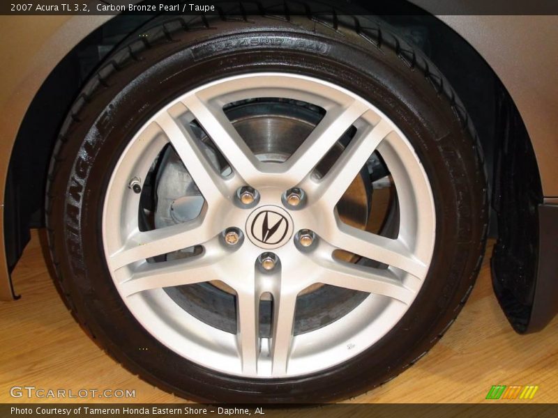 Carbon Bronze Pearl / Taupe 2007 Acura TL 3.2