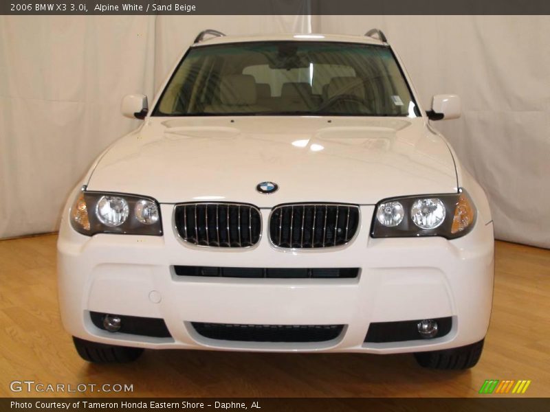 Alpine White / Sand Beige 2006 BMW X3 3.0i