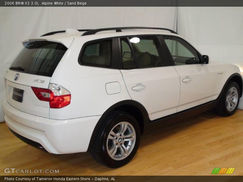 Alpine White / Sand Beige 2006 BMW X3 3.0i