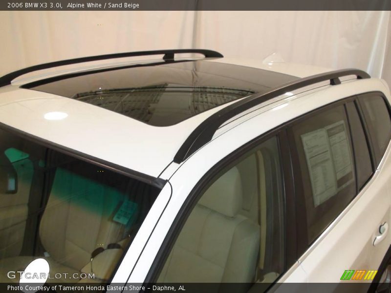 Alpine White / Sand Beige 2006 BMW X3 3.0i