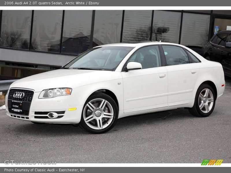 Arctic White / Ebony 2006 Audi A4 2.0T quattro Sedan