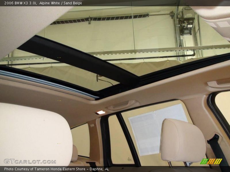 Alpine White / Sand Beige 2006 BMW X3 3.0i