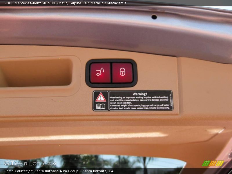 Alpine Rain Metallic / Macadamia 2006 Mercedes-Benz ML 500 4Matic