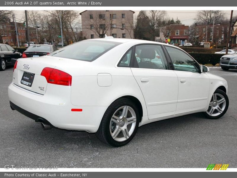 Arctic White / Ebony 2006 Audi A4 2.0T quattro Sedan
