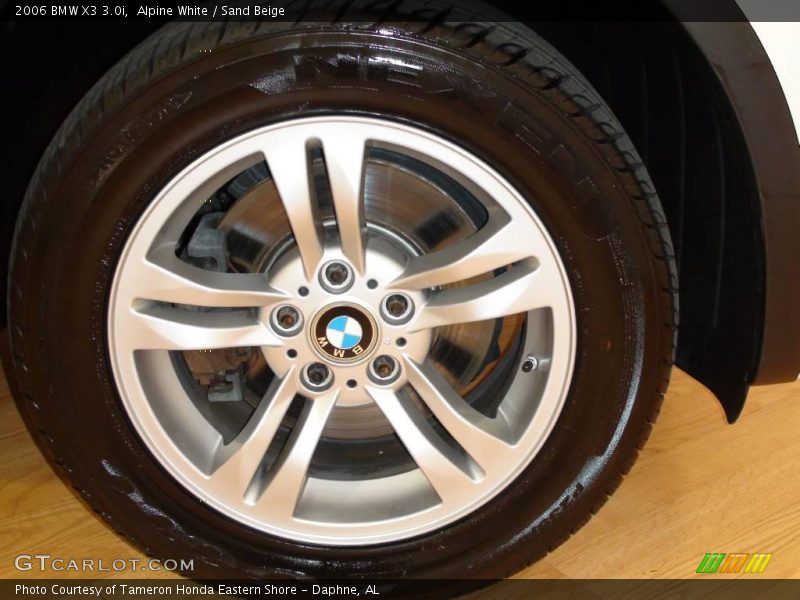 Alpine White / Sand Beige 2006 BMW X3 3.0i