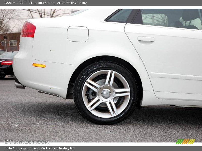 Arctic White / Ebony 2006 Audi A4 2.0T quattro Sedan