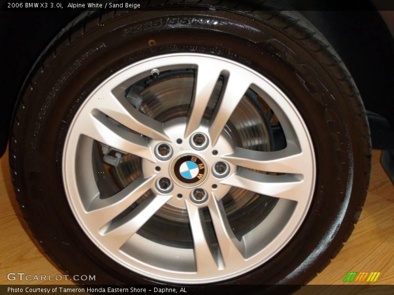 Alpine White / Sand Beige 2006 BMW X3 3.0i