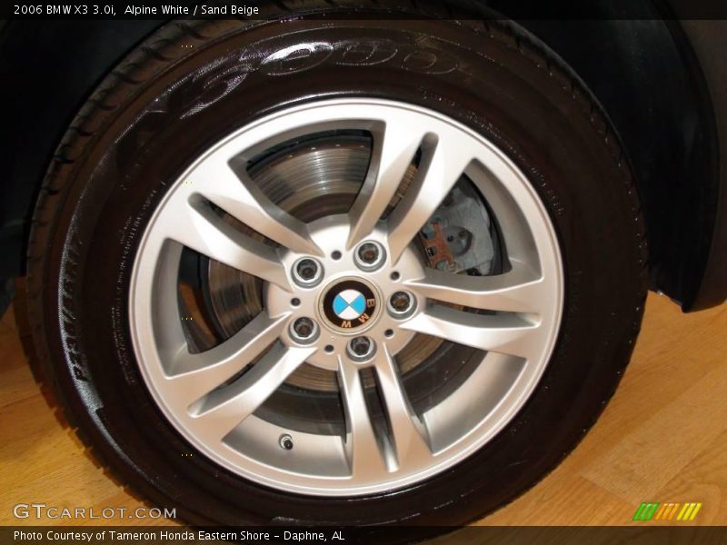 Alpine White / Sand Beige 2006 BMW X3 3.0i