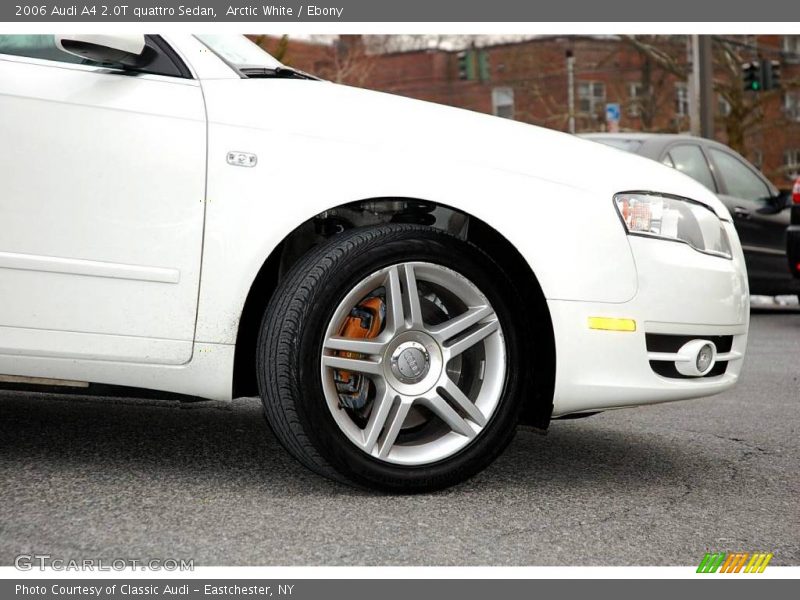 Arctic White / Ebony 2006 Audi A4 2.0T quattro Sedan