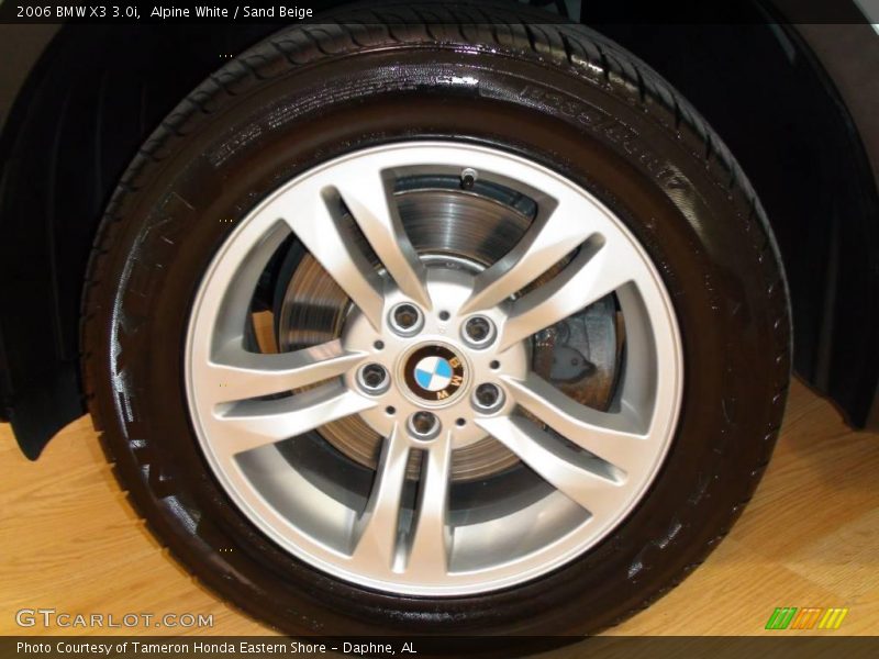 Alpine White / Sand Beige 2006 BMW X3 3.0i