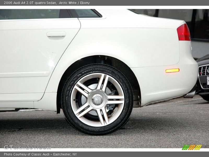 Arctic White / Ebony 2006 Audi A4 2.0T quattro Sedan