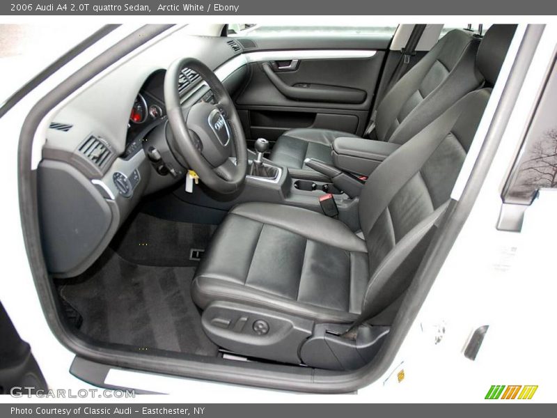 Arctic White / Ebony 2006 Audi A4 2.0T quattro Sedan