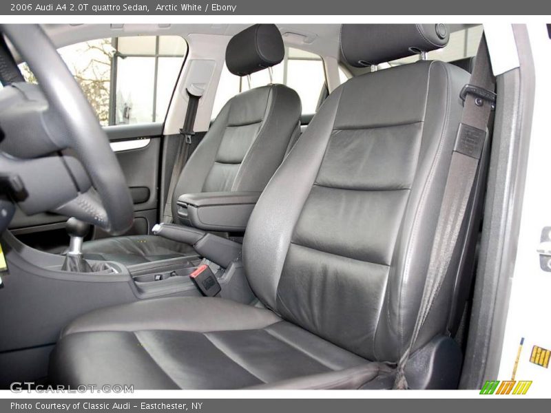 Arctic White / Ebony 2006 Audi A4 2.0T quattro Sedan